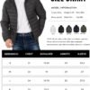 Men's Puffer Jacket Hooded Lightweight Full Zip Warm Coats W...