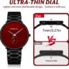 Mens Watches Ultra-Thin Minimalist Waterproof-Fashion Wrist ...