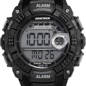 Armitron Sport Men's Digital Chronograph Resin Strap Watch