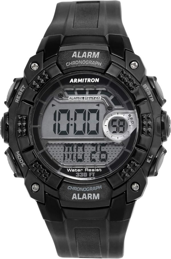 Armitron Sport Men's Digital Chronograph Resin Strap Watch