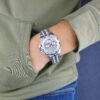 Bulova Men's Crystal Octava Chronograph Quartz Watch, Pave C...