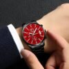 CRRJU Men's Fashion Stainless Steel Watches Date Waterproof ...