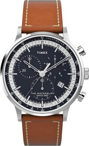 Timex Men's Waterbury Classic Chrono 40mm Stainless Steel Qu...