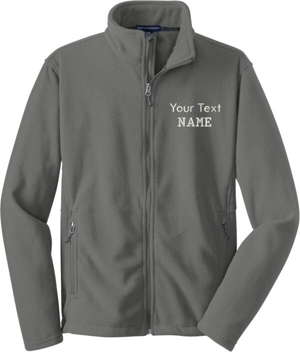 INK STITCH Men Custom Text Stitching Embroidery Value Fleece...