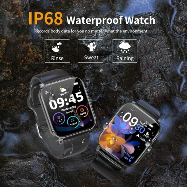 Smart Watch, Smartwatches for Men Women, 1.85"HD Fitness Tra...