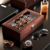 ProCase Watch Box Organizer for Men, 12 Slot Watch Display C...