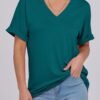 ANRABESS Womens Tops Short Sleeve V Neck T-Shirts Summer Loo...