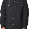 Dickies Men's Fleece Hooded Duck Shirt Jacket with Hydroshie...