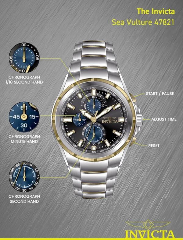 Invicta Aviator Men 50mm Quartz
