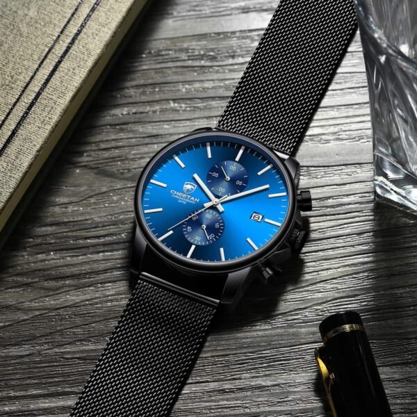GOLDEN HOUR Mens Watch Fashion Sleek Minimalist Quartz Analo...