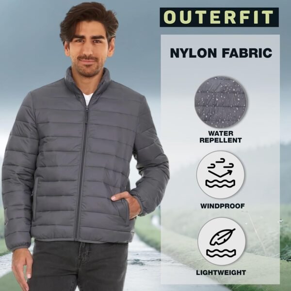 Packable Puffer Jacket Men, Warm Lightweight Winter Jackets ...