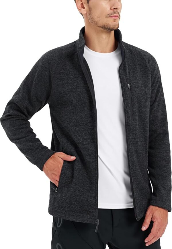 TACVASEN Men's Fleece Jackets Coats Lightweight Hiking Sweat...