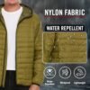 Spyder Packable Puffer Jacket Men with Hood, Lightweight Win...