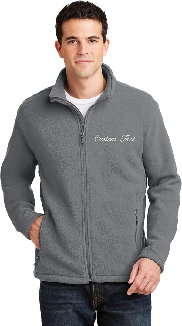INK STITCH Men Custom Text Stitching Embroidery Value Fleece...