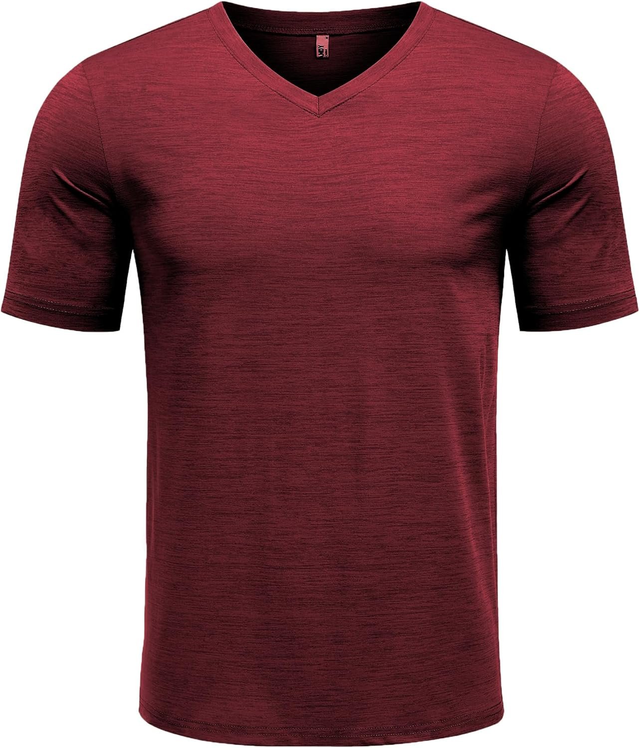 COOFANDY Men's T Shirts Short Sleeve Classic V Neck T-Shirt ... - Image 8