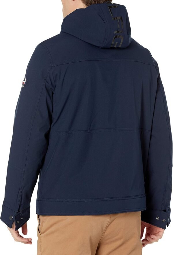 Tommy Hilfiger Mens Hooded Soft Shell Sherpa Lined Performan...