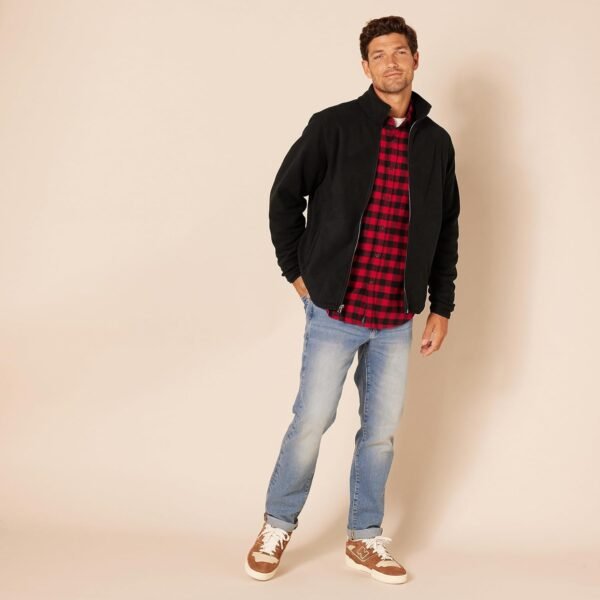 Amazon Essentials Men's Full-Zip Fleece Jacket (Available in...