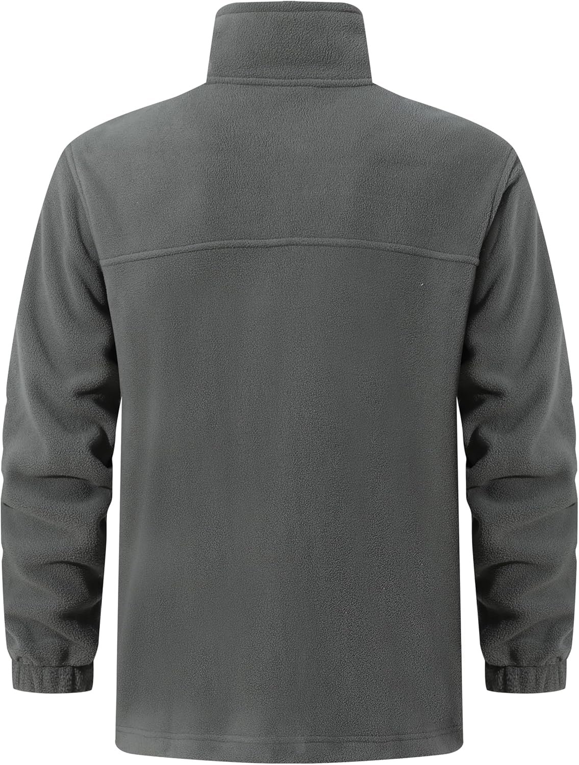 Men's Soft Polar Fleece Jacket with Pockets Lightweight Outd... - Image 3