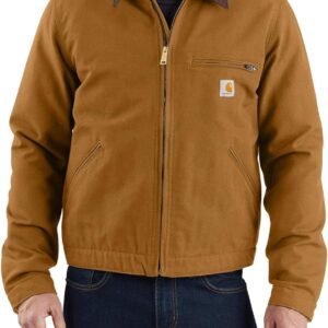 Carhartt Men's Relaxed Fit Duck BlanketLined Detroit Jacket