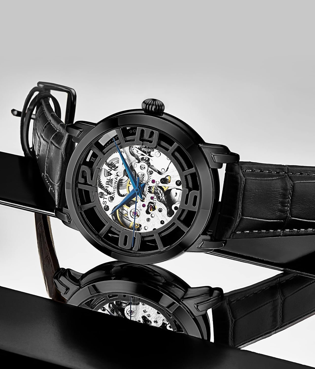 Stuhrling Original Skeleton Automatic Dress Watch - Mens Win... - Image 2