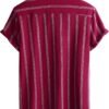 VATPAVE Mens Summer Striped Shirts Button Down Short Sleeve ...