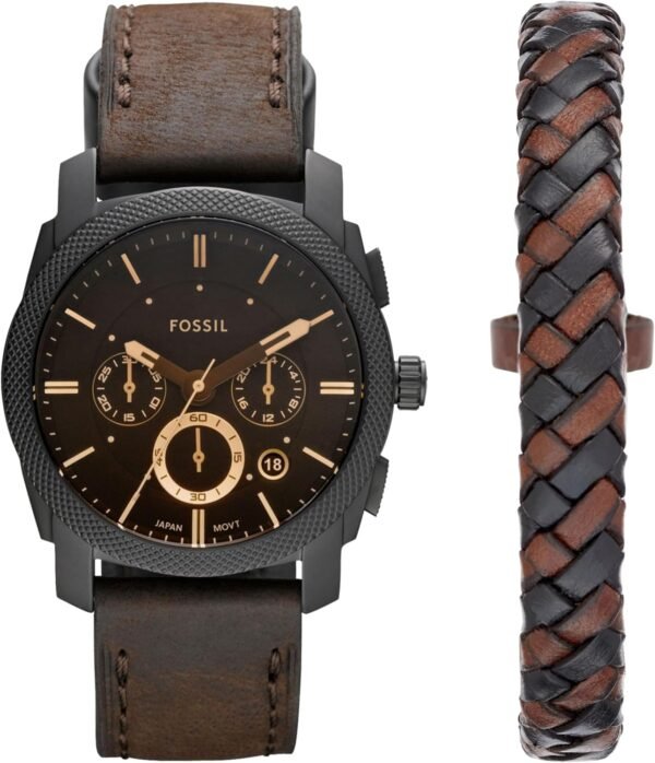 Fossil Men's Machine Quartz Stainless Steel Chronograph Watc...