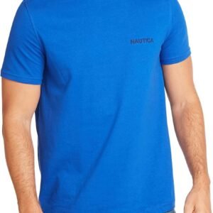 Nautica Men's Short Sleeve Solid Crew Neck T-Shirt