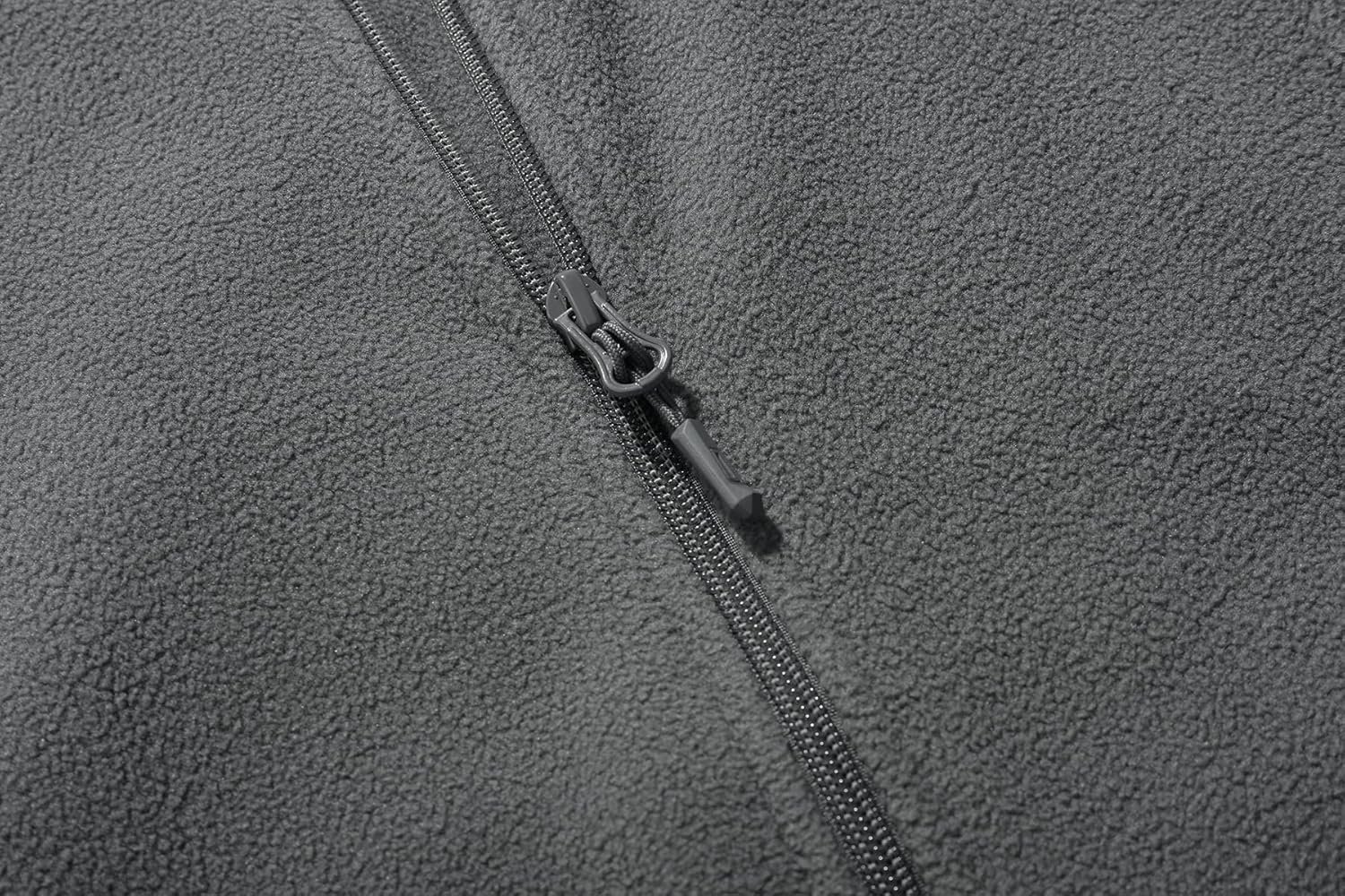 Men's Soft Polar Fleece Jacket with Pockets Lightweight Outd... - Image 5