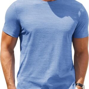 COOFANDY Mens Crew Neck T Shirt Short Sleeve Casual Summer B...