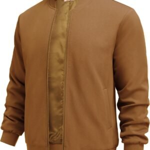 COOFANDY Men's Lightweight Bomber Jacket Casual Stylish Fall...