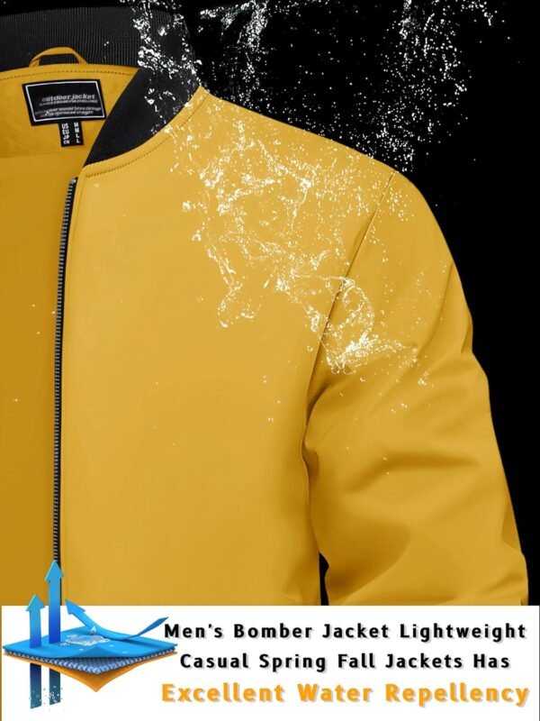 TACVASEN Men's Lightweight Jacket Spring Bomber Fall Windbre...