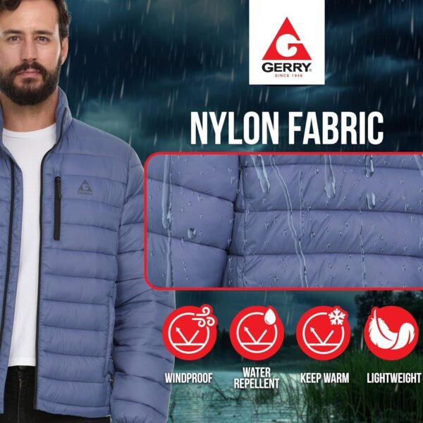Gerry Packable Puffer Jacket Men, Warm Lightweight Winter Ja...