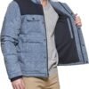 Levi's Men's Mixed Media Quilted Puffer Jacket with Sherpa L...