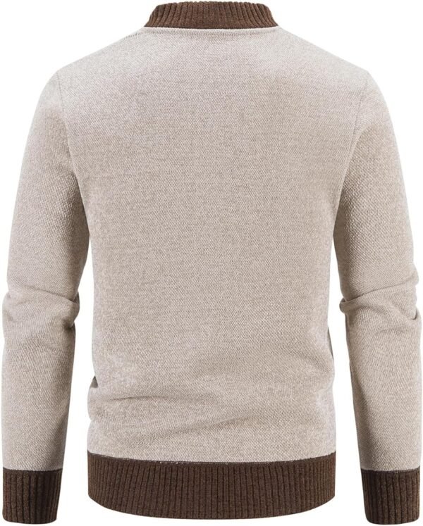Mylldey Mens Casual Full Zip Cardigan Sweaters Cable Knit Ja...