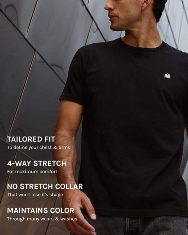 INTO THE AM Mens T Shirt Packs - Short Sleeve Crew Neck Soft...