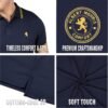 Albert Morris Mens Striped Short Sleeve Polo Shirts 4 Pack