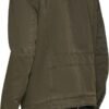Levi's Men's Washed Cotton Hooded Military Jacket