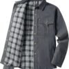 Mr.Stream Men's Lightweight Long Sleeved Snap Plaid Western ...