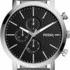 Fossil Men's Luther Stainless Steel Dress Quartz Watch