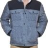 Levi's Men's Mixed Media Quilted Puffer Jacket with Sherpa L...