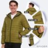 Spyder Packable Puffer Jacket Men with Hood, Lightweight Win...