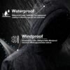 Men's Mountain Ski Jacket Waterproof Fleece Liner Snow Coat ...
