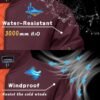 KEFITEVD Men's Jacket Casual Windproof Bomber Jackets Full Z...