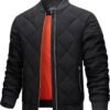TACVASEN Men's Padded Jackets Winter Full Zipper Fleece Outw...