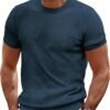 PJ PAUL JONES Men's Short Sleeve Knit T-Shirts Casual Crewne...