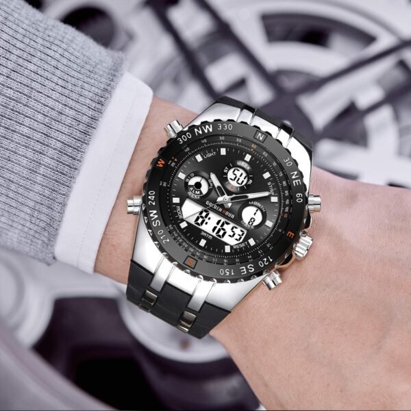 GOLDEN HOUR Luxury Military Sports Men's Watches Large Size ...