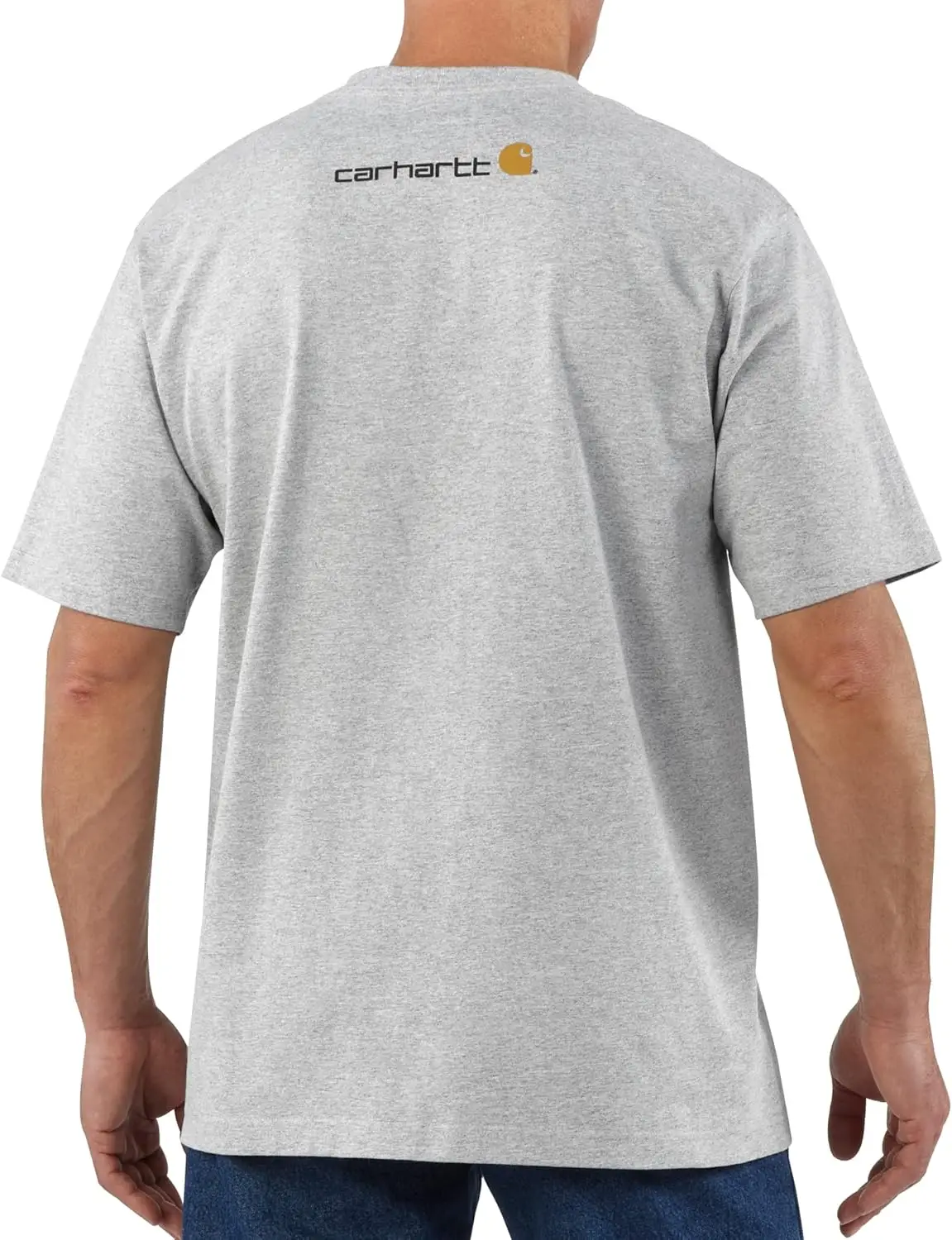 Carhartt Men's Loose Fit Heavyweight Short-Sleeve Logo Graph... - Image 2