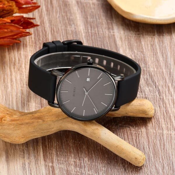 BUREI Men Watches Fashion Minimalist Analog Calendar Quartz ...