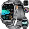 LIGE Military Smart Watches for Men(Answer/Make Calls),100-D...