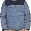 Levi's Men's Mixed Media Quilted Puffer Jacket with Sherpa L...